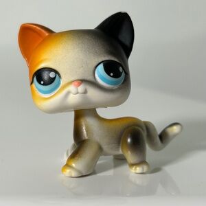 Littlest Pet Shop #106 Short Hair Cat Calico (OA2)